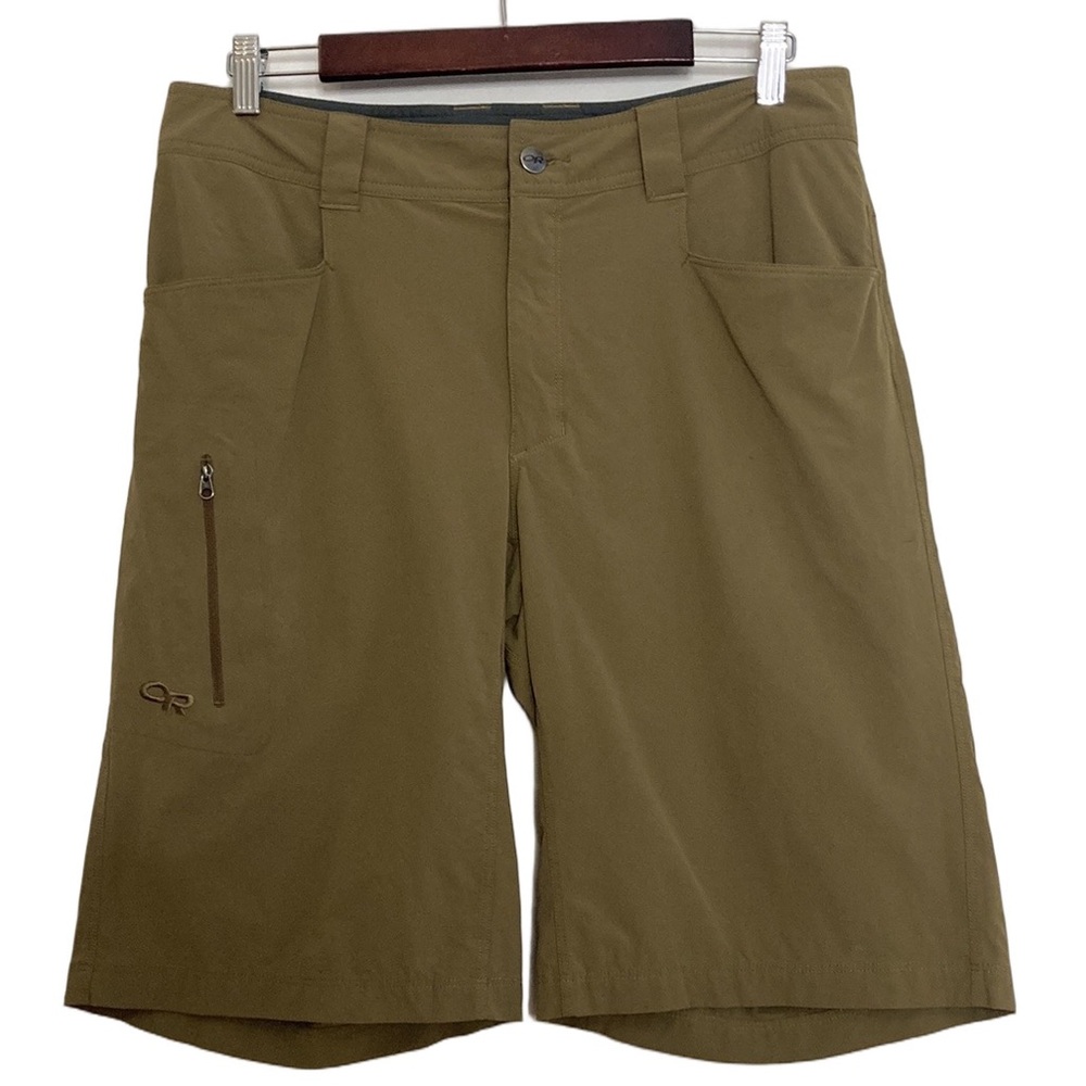 Outdoor Research Ferrosi Shorts Mens 32 x 12 Brown Lightweight Stretch Durable